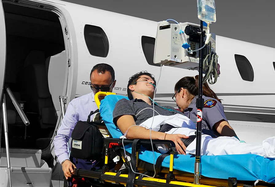 Fixed-wing Air Ambulance Mobile icu interior